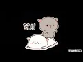 cute mochi peach cat gif