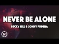 Download Lagu Becky Hill \u0026 Sonny Fodera - Never Be Alone (Lyrics)