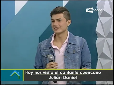 Hoy nos visita el cantante cuencano Julián Daniel