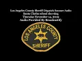 Los Angeles County Sheriff Dispatch Scanner Santa Clarita school shooting