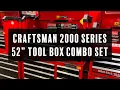 Craftsman 2000 Series 52 in 10 Drawer Cabinet 8 Drawer Steel Tool Chest