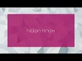 Nolan Knox - appearance