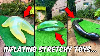 Inflating Toys until they POP! ⚠️ (EXPLOSION WARNING)