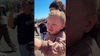 Baby Ares wild day out at the zoo! 🦁🐒