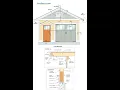 16x20 Gable Garage Shed Plans Blueprints