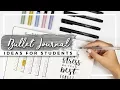 Bullet Journal Ideas for Students BACK TO SCHOOL Planning