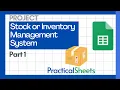 Create a STOCK Management System in Google Sheets -