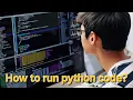Python Tutorial How to run Python Program