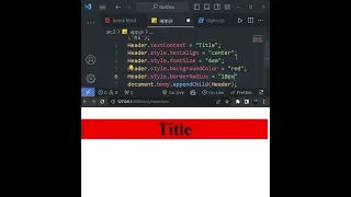 How to create HTML elements using Javascript