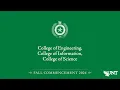 Engineering Information Science UNT Commencement Fall 2024