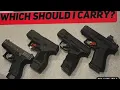 EDC Size Comparison Glock 42 vs Taurus GX4 Springfield Hellcat and Glock 43X