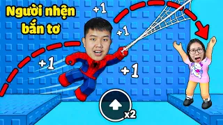 +1 Bắn Tơ Spiderman Đu Cứu Người Vượt Thử Thách Trong ROBLOX WEB SWING ESCAPE Cùng bqThanh & Ốc