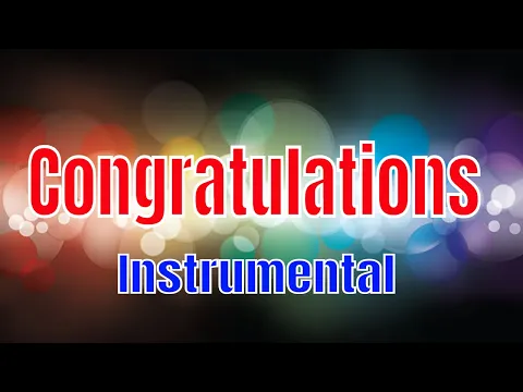 Download MP3 Congratulations Instrumental Status | Cliff Richard congratulations and celebrations| Joyson Miranda