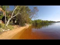 Beach at Creekside cabin Elbow Lake Lodge Minnesota VRBO