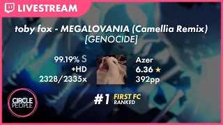 Download osu! | Azer | toby fox - MEGALOVANIA (Camellia Remix) [GENOCIDE] +HD 99.19% FC 392pp #1 MP3