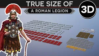 True Size of a Roman Legion 3D DOCUMENTARY