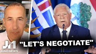 Doug Ford BACKS DOWN after calling Trump a loser