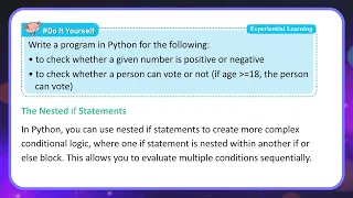 Conditional Statements in Python Chapter-8 Class-7 Computer-7
