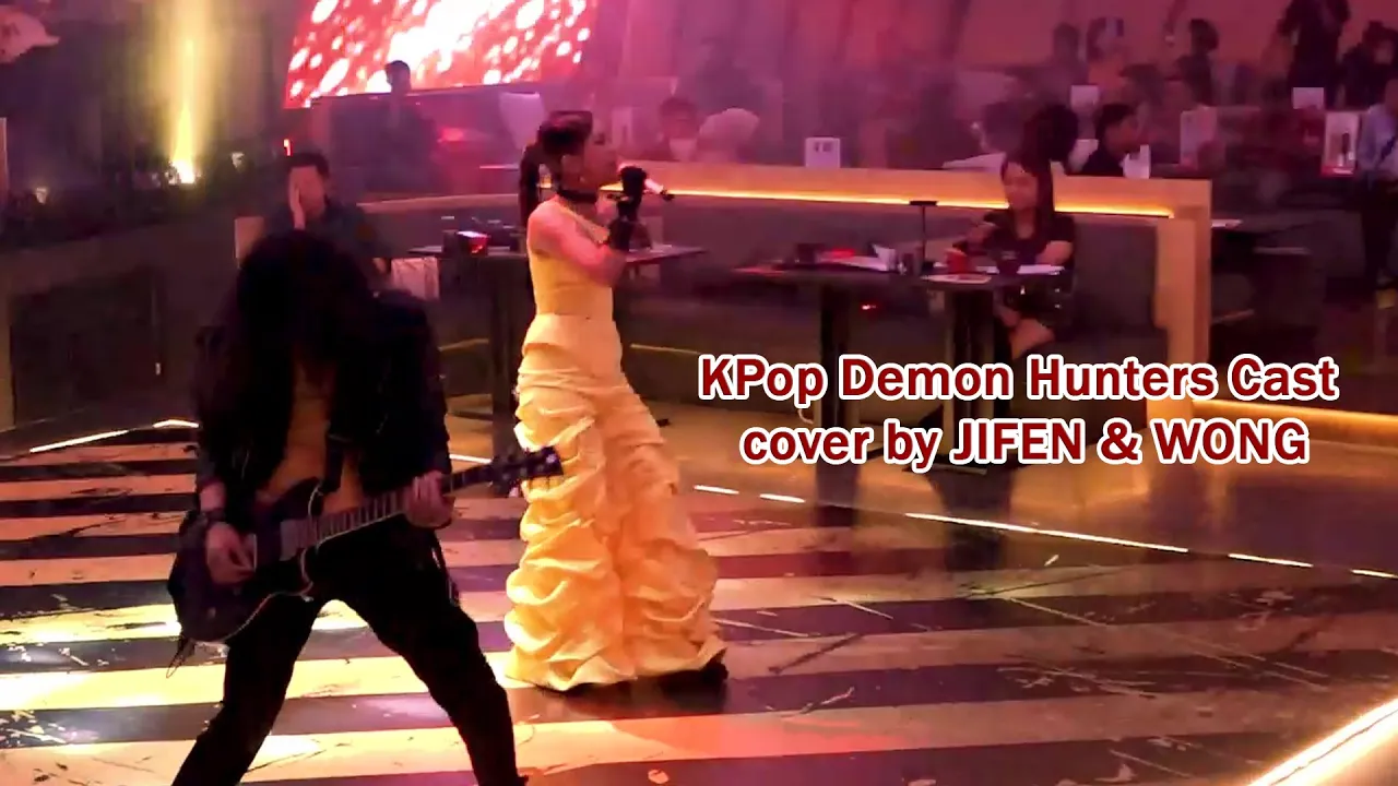 lagu Golden HUNTR/X, EJAE, AUDREY NUNA, REI AMI, KPop Demon Hunters Cast cover by JIFEN & WONG