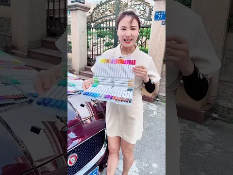 🔥Amazing Acrylic Markers That Don't Bleed !😱 #shorts #stationery #ytshorts
