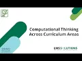 Computational Thinking Across the Curriculum