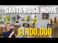 Property Tour in Sonoma - A Santa Rosa Home for Sale with a backyard Oasis