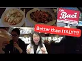 One of the BEST ITALIAN RESTUARNTS not in ITALY First Eats to Cafe Baci