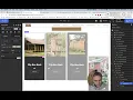 Website section build using the Oxygen composite element Flip box