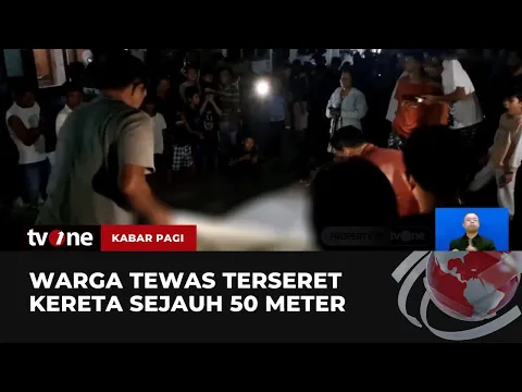 Nahas! Seorang Warga di Medan Tewas Tertabrak Kereta hingga Terseret 50 Meter