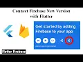 How to connect Latest Firebase with flutter Install and Run FlutterFire CLI