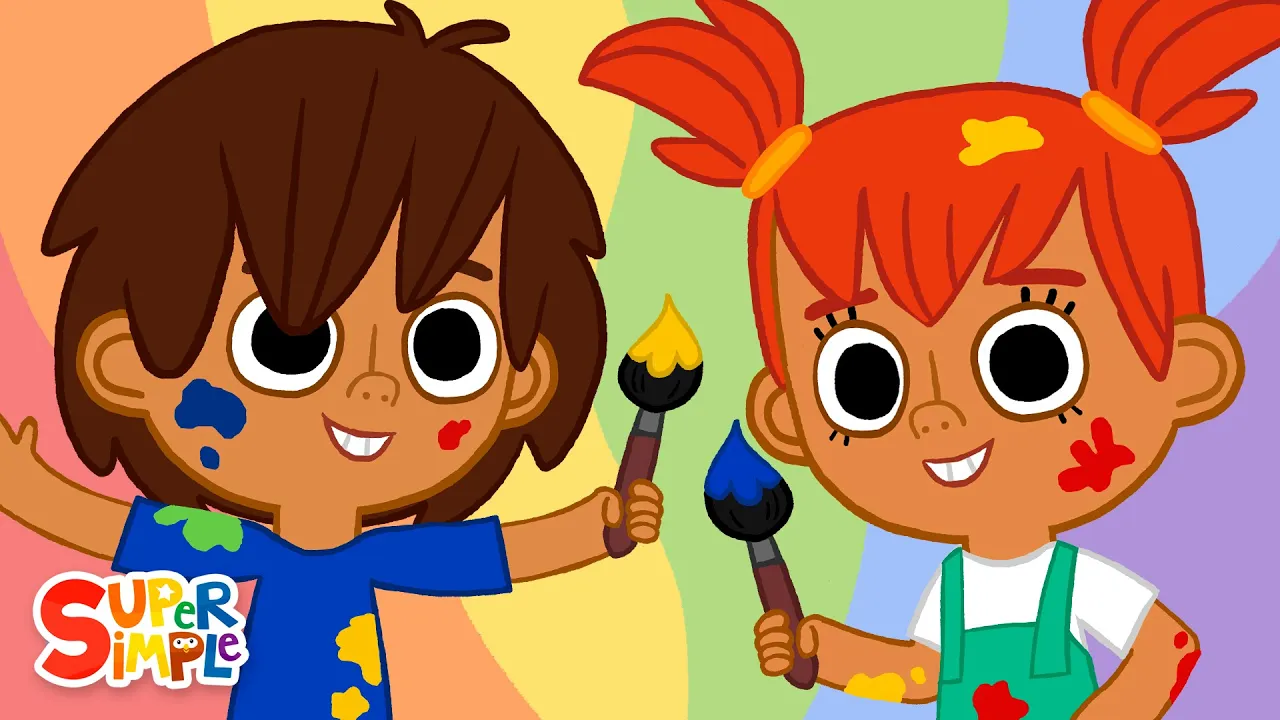 Mixing Colors | Art Song for Kids | Super Simple Songs Mixing Colors | Art Song for Kids | Super Simple Songs