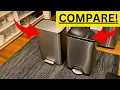 EKO Trash Can vs SimpleHuman Trash Can - Which Garbage Can Wins