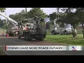 Power outage numbers spike again as another storm passes