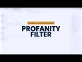 Moderation Profanity Filter