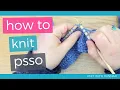 Knitting psso