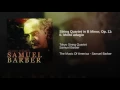 String Quartet in B Minor, Op. 11: II. Molto adagio