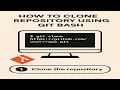 Clone Any GitHub Repo Fast Git Bash Beginner Guide