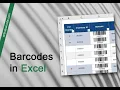 Excel Create multiple barcodes from cells