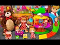 Download Lagu 95 Minutes Satisfying with Unboxing Cute Masha and The Bear Masha’s Tree House Playset ASMR