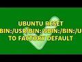 Ubuntu Reset PATH to factory default 4 Solutions