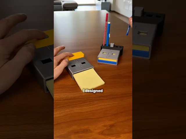 USB NOTE | STICKY NOTE HOLDER & STENCILS video thumbnail