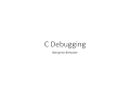 2 6 C Debugging