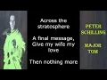 Peter Schilling - Major Tom
