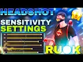 RUOK FF SENSITIVITAS HEADSHOT 2023 ⚙️  AIMBOT🎯 FREE FIRE CONTROL SETTING SENSITIVITY @TheStylo-LIVE