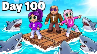 I survived 100 Days at Sea! | Roblox