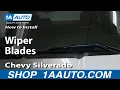 How To Replace Wiper Blades 07-13 Chevy Silverado