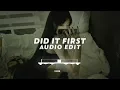 did it first - ice spice, central cee [edit audio]
