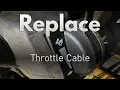 Replace a Throttle Cable on a lawn tractor demonstrated on Cub Cadet XT1