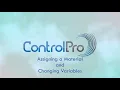 Assigning Materials and Changing Variables in a System