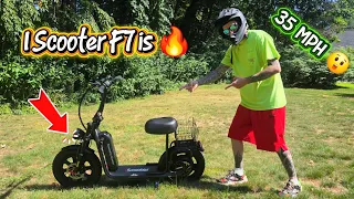 IScooter electric seated scooter Assembly and Review  35mph!! Is it worth it?